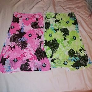 Tropical skirt set